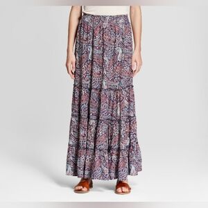 KNOX ROSE - Boho Maxi Skirt